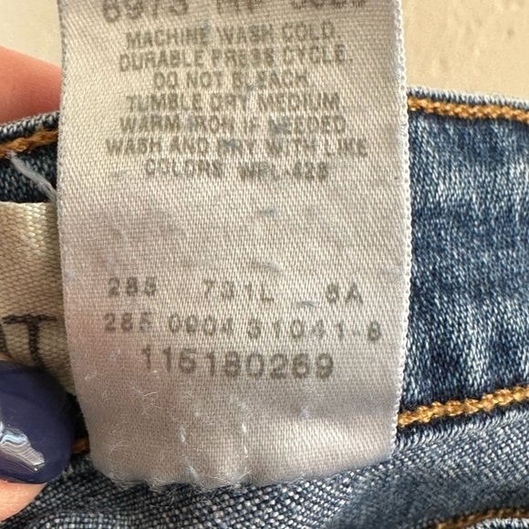 Levi’s 518 Super Low Boot Cut Medium Wash Jeans Sz 13 Juniors - Picture 11 of 11